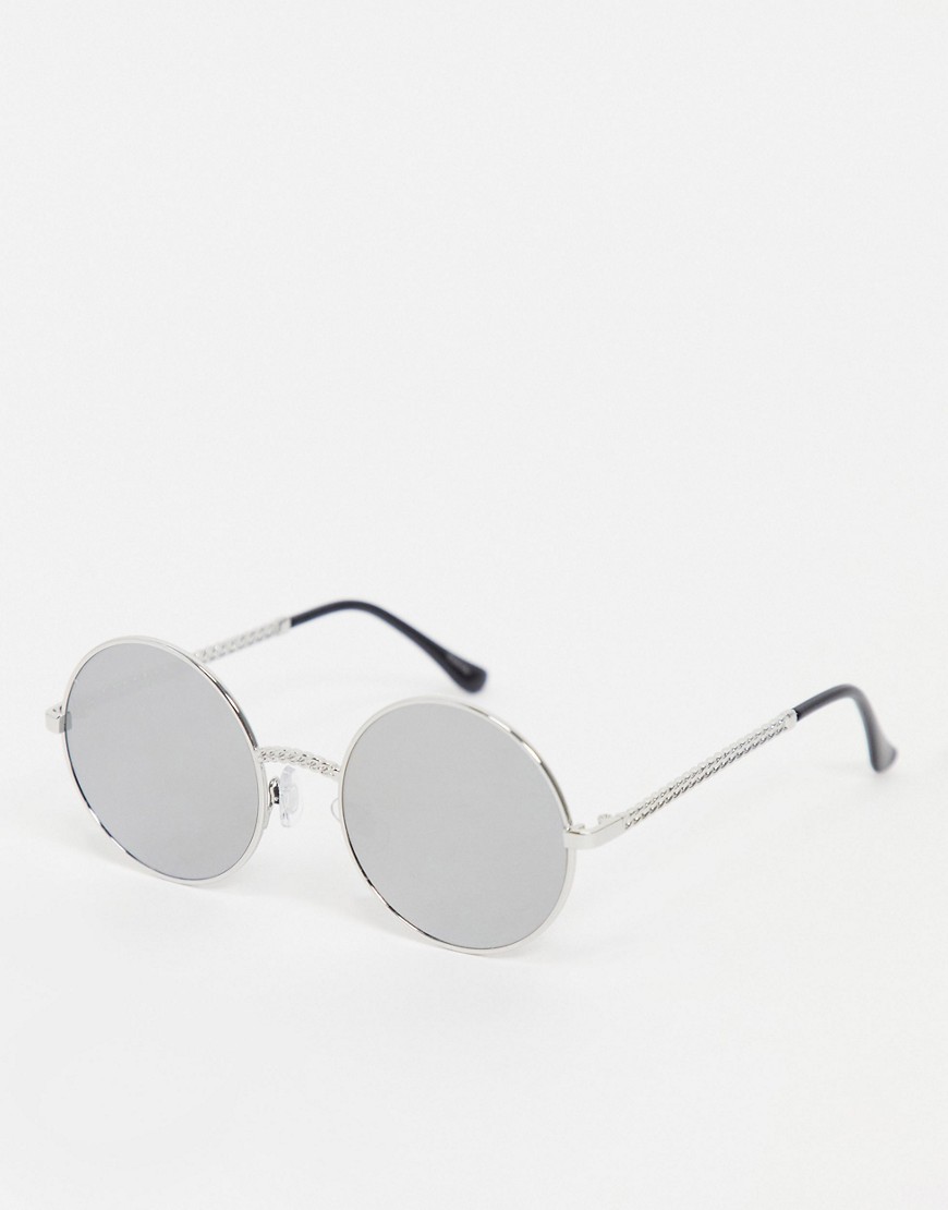 Madein. round lens sunglasses-Silver