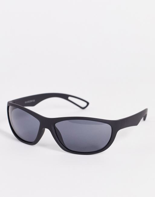 Madein shield sunglasses in black