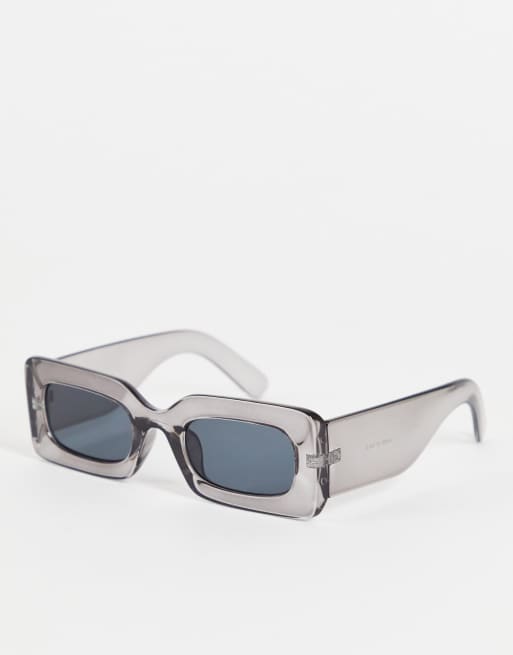 Madein. slim square sunglasses in grey