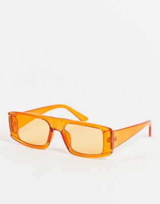 Madein. thick frame sunglasses in orange