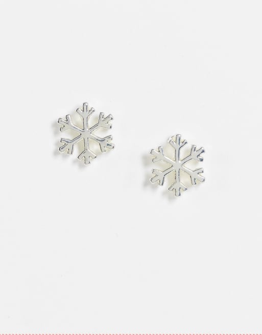 Madein – Weihnachtsohrringe im Schneeflockendesign