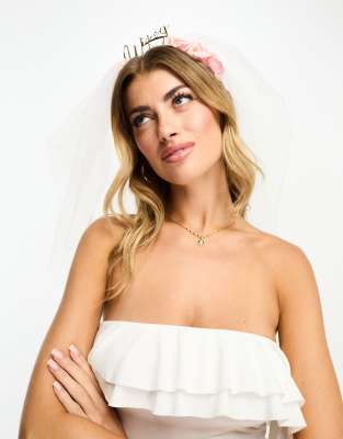 Madein. wifey veil headband - ASOS Price Checker