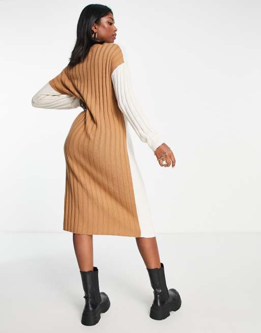 Colorblock sweater outlet dress madewell