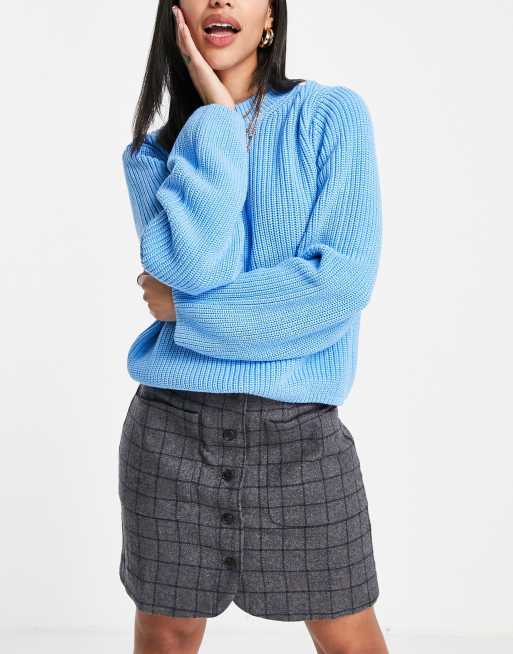 Madewell - Gonna svasata con bottoni e motivo a spina di pesce , 3 di 4