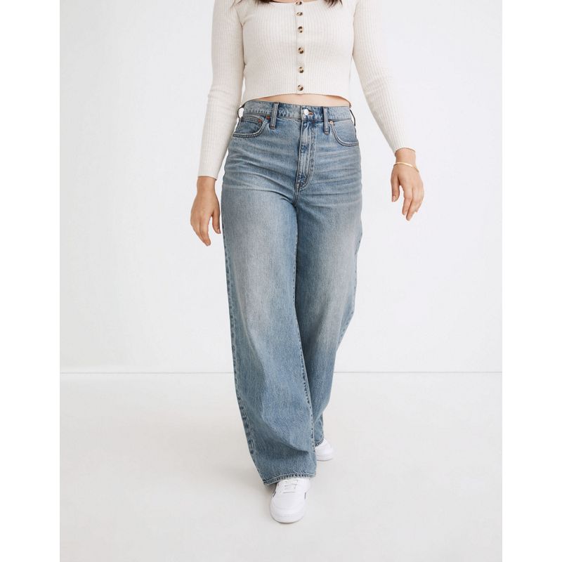 tNDhS Donna Madewell - Jeans a fondo molto ampio lavaggio medio