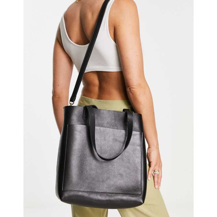 Madewell black tote hotsell