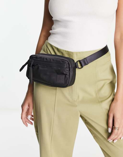 Madewell nylon fanny pack in black