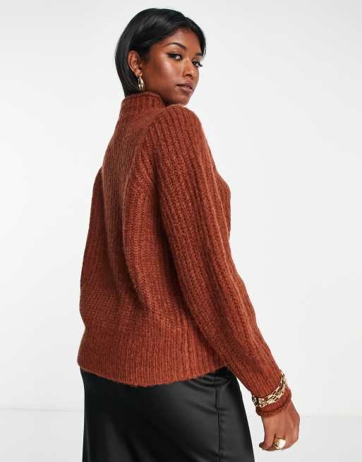 madewell brown sweater