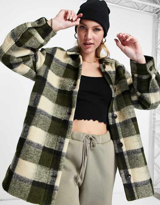 Madewell shacket in plaid