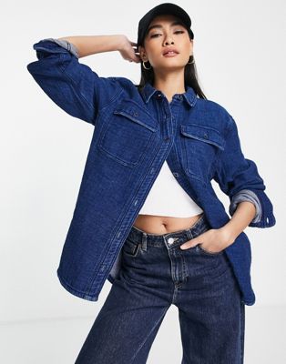 Chemises et blouses Madewell - Surchemise en jean - Délavage moyen