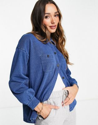 Femme Madewell - Veste chemise en jean - Bleu délavé moyen