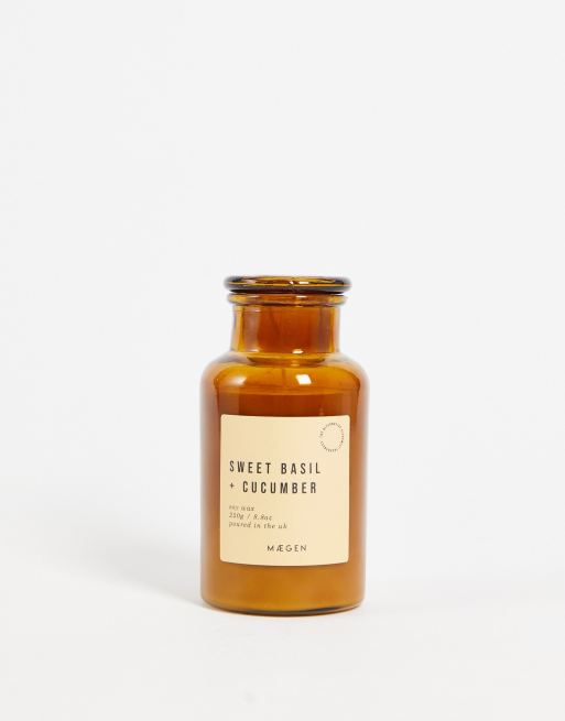MAEGEN - Alchemist - Kaars met geur van zoete basilicum & komkommer: 250g