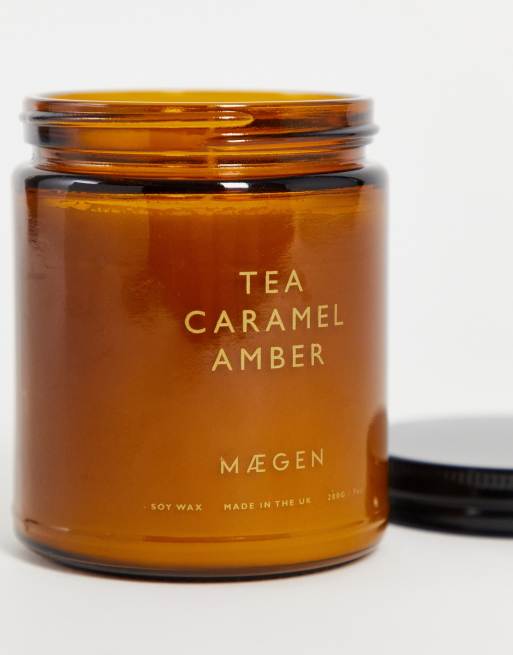 MAEGEN - Amber Jar - Candela in giara al profumo di tè, caramello e ambra da 200 g, 3 di 4