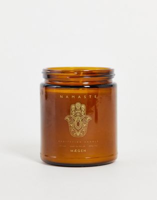 MAEGEN Amber Jar Namaste Smoked Rose & Pine Candle 200g - ASOS Price Checker