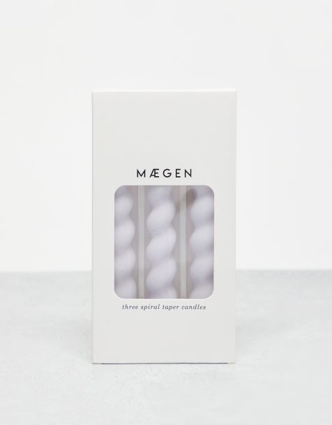 MAEGEN - Confezione da 3 candele affusolate a spirale - Lilac - view 1