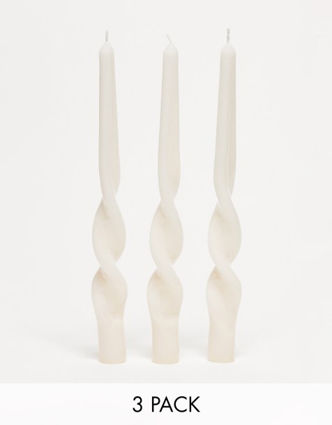 MAEGEN – Ljusrosa spiralformade ljus, 3-pack - view 1
