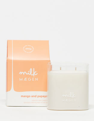 MAEGEN - Milk - Bougie parfumée papaye et mangue exotique - 300 g-Pas de couleur