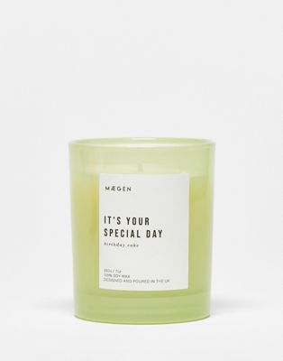 MAEGEN x ASOS Exclusive It's your Special Day Candle 200g - ASOS Price Checker