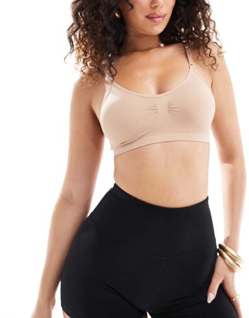 MAGIC Bodyfashion – Cappuccinobrun bekväm bh med smala axelband, 2 av 4