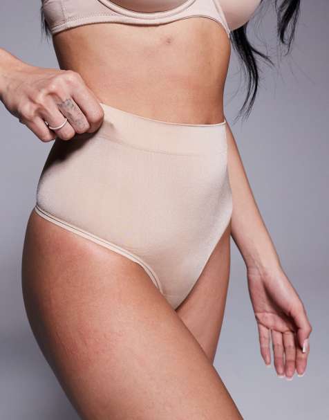 Magic Bodyfashion – Comfort – Cappuccinobruna shapewear-stringtrosor med lätt formande effekt - view 1