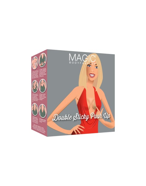 Magic Bodyfashion - Coppe push-up adesive a triangolo per valorizzare il seno color caffellatte - view 1