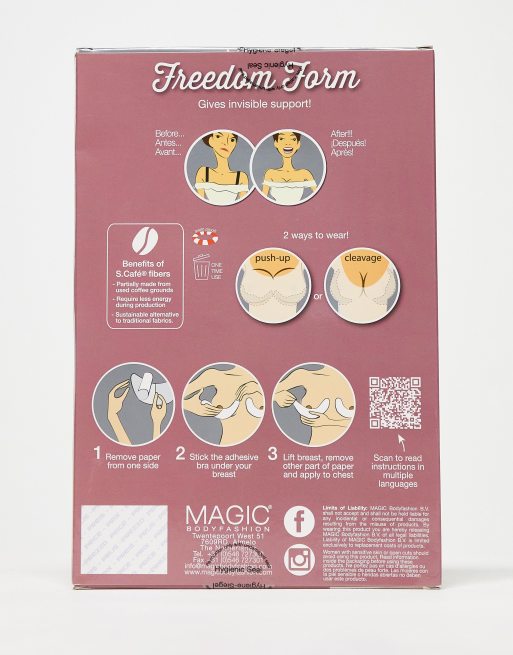 Magic Bodyfashion freedom form waterproof supportive and lifting breast tape 4 pack in brown , 2 of 4