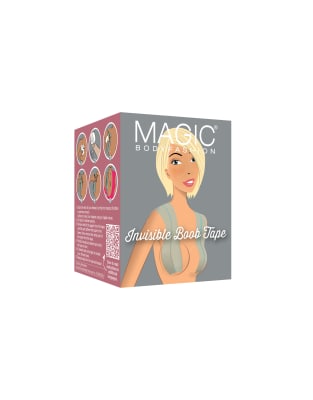 Magic Magic Bodyfashion Invisible boob tape in clear-No colour