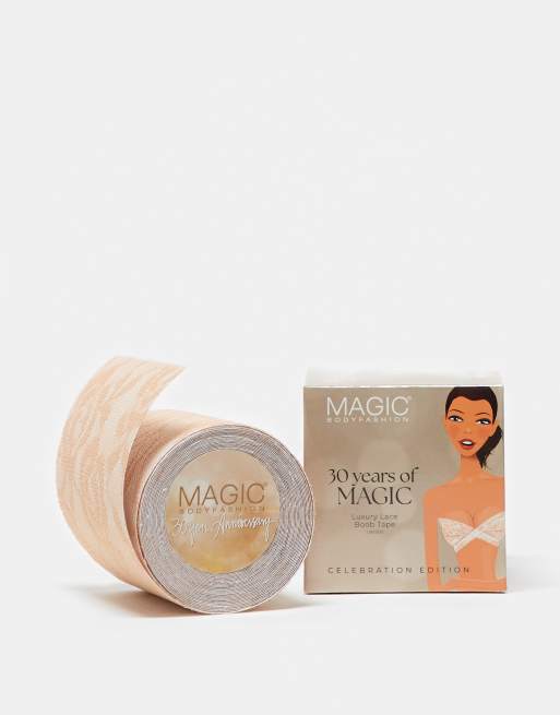Magic Bodyfashion Luxury Lace effect 5 metre Boob tape in caramel, 3 of 4