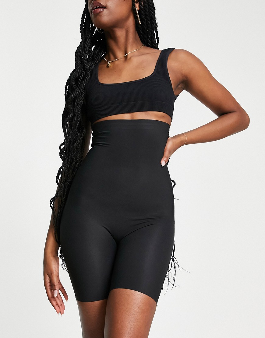 Bodyfashion maxi sexy hi-bermuda firm contour shaping shorts in black