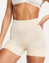 Bye Bra - Short sculptant invisible à taille haute - Beige