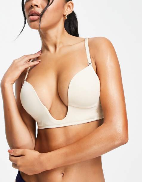 Magic Bodyfashion ultra plunge V bra in latte - view 1
