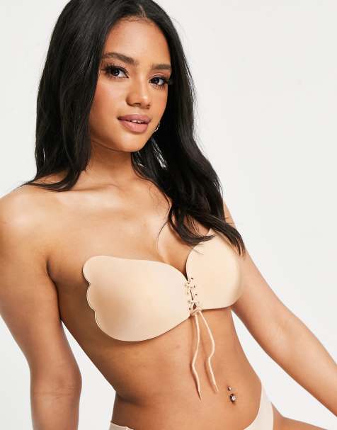 Reggiseni Adesivi Push Up - 4 Pezzi In Silicione Senza Spalline, Sollevamento Seni, Nudo E Nero - Foto 5