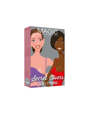 Magic Bodyfashion - Wasserfeste Brustwarzenabdeckungen im 7er-Pack in Beige-Neutral