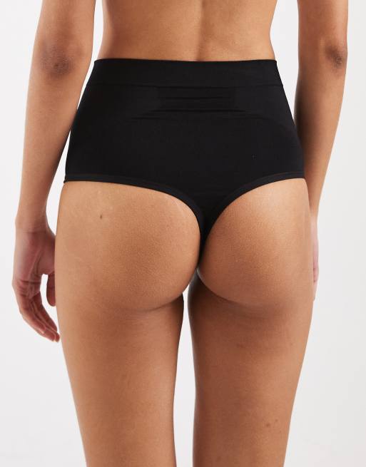 Magic ultra contour comfort thong in black, 2 of 4