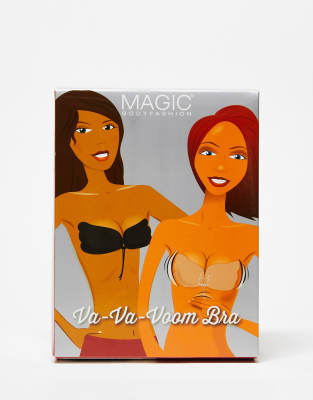 Magic - Va Va Voom - Selbsthaftender rückenfreier und trägerloser BH in Beige-Neutral