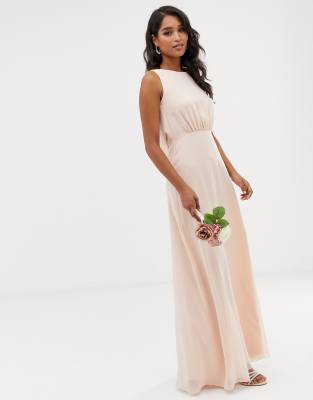 Maids To Measure Bridesmaid Maxi Dress With Draped Low Back Asos