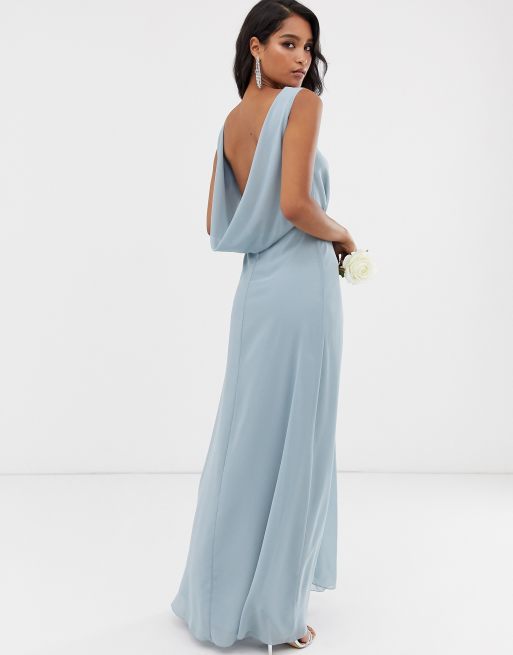 Maids to Measure bridesmaid maxi dress with draped low back | ASOS