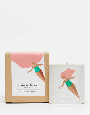 Maison Matine A Contre-courant Candle 160g-no Colour In Transparent