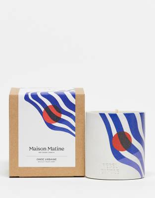 Maison Matine Onde Urbaine Candle 160g-no Colour In Transparent