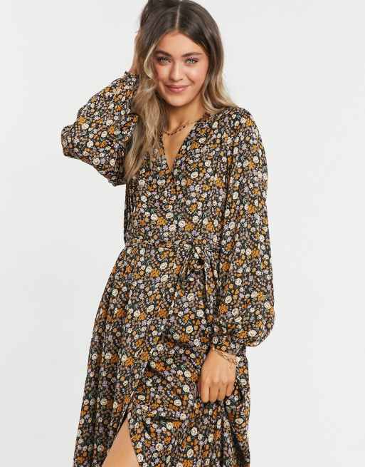 chinese dress ladies Maison Scotch 169573 Space Floral Scarlett Red Pleated Maxi Dress – Olivia  Grace Fashion main image 1