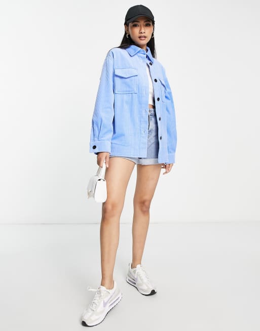 Relaxed fit shirt discount jacket