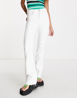 Maison Scotch The Charm flared jeans with cotton in cream - ASOS Price Checker