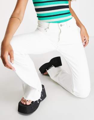 Maison Scotch The Charm Flared Jeans With Cotton In White