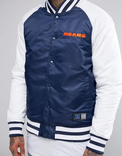 Majestic Men's Chicago Bears Series Letterman Jacket - Navy Sports