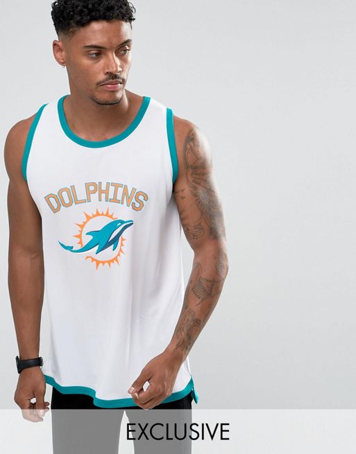 ASOS DESIGN Miami Dolphins NFL oversized t-shirt in mesh