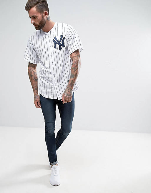 Majestic - MLB New York Yankees - Chemise en jersey style baseball