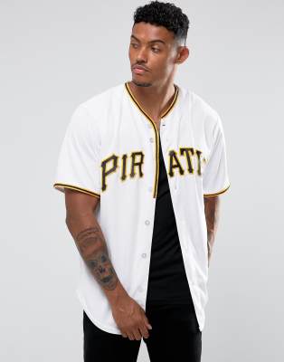 Majestic MLB Pittsburgh Pirates Baseball Replica Jersey In White