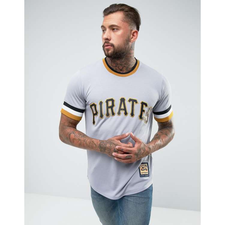 Grey Nike MLB Pittsburgh Pirates Cooperstown Jersey