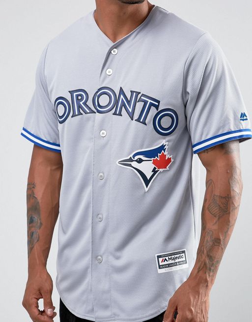 MLB Toronto Blue Jays Jersey Vintage Baseball Shirt Majestic 