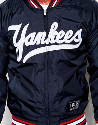 majestic new york yankees satin bomber jacket